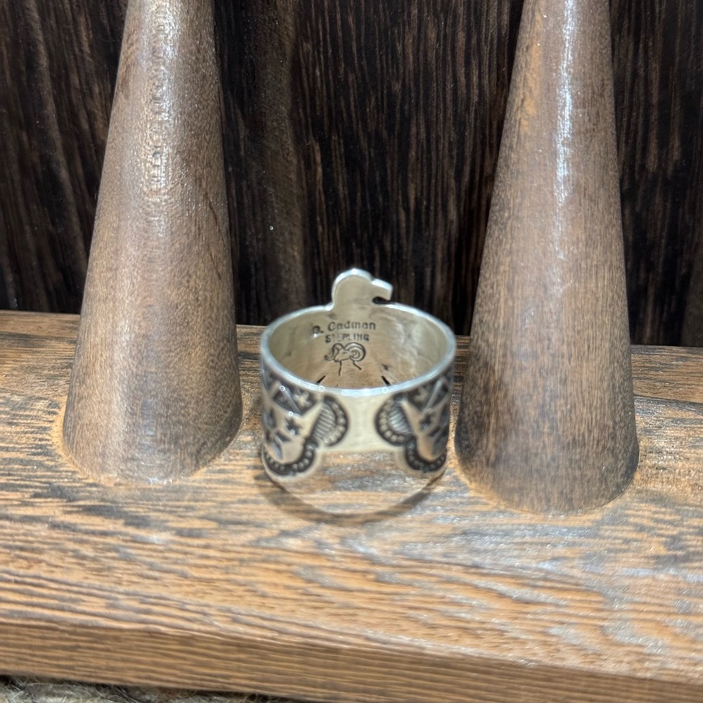 Sterling Silver Thunderbird Ring - image 5